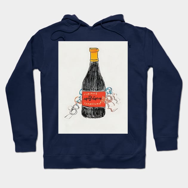 Bottle of wine Hoodie by KOTYA